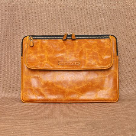 Handmade Butterscotch Crunch Sleeves Pouches Leather Stylish